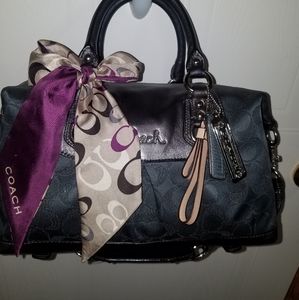Nwot EXTREMELY RARE Color Coach Ashley Satchel #F18777 & Scarf